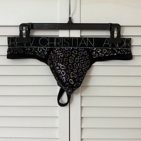 Andrew Christian Animal Disco Thong - Picture 1 of 3